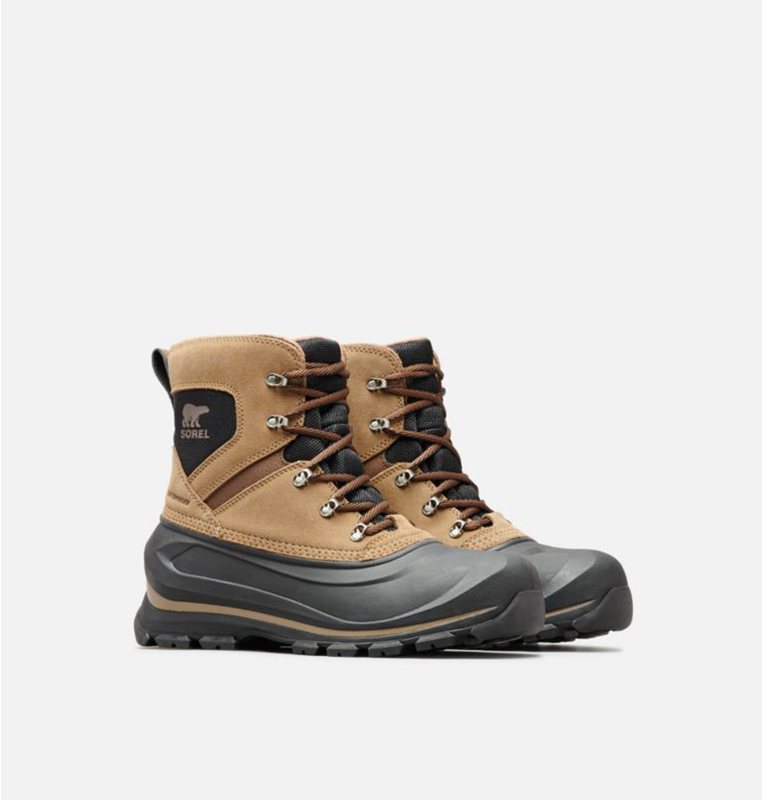 Sorel Erkek Buxton™ Lace - Kar Botu Kahverengi/Siyah - 716-FDWGLC